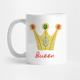 Queen on transparent Mug